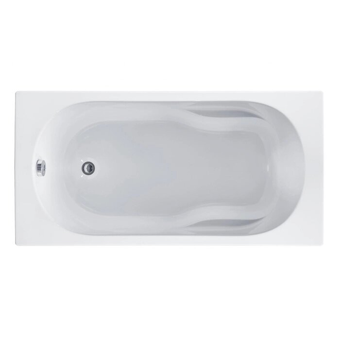 Ванна акриловая Roca Genova-N 150 x 75 см, прямоугольная, цвет белый от компании Интернет-гипермаркет «MALL24» - фото 1