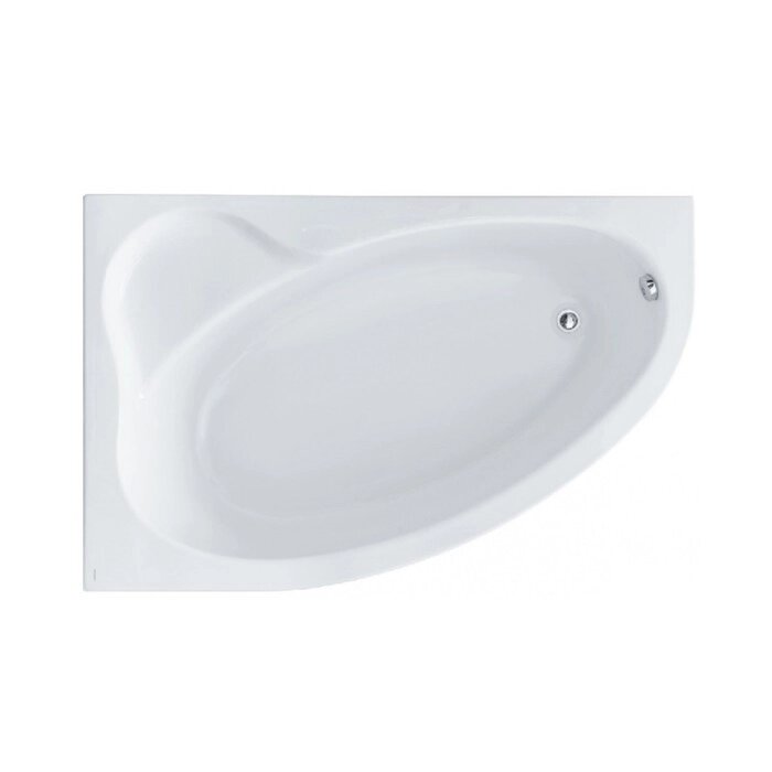Ванна акриловая Santek "Эдера" 170х100 см, асимметричная левая, белая от компании Интернет-гипермаркет «MALL24» - фото 1