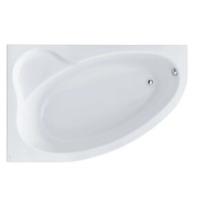 Ванна акриловая Santek "Эдера" 170х110 см, асимметричная левая, белая