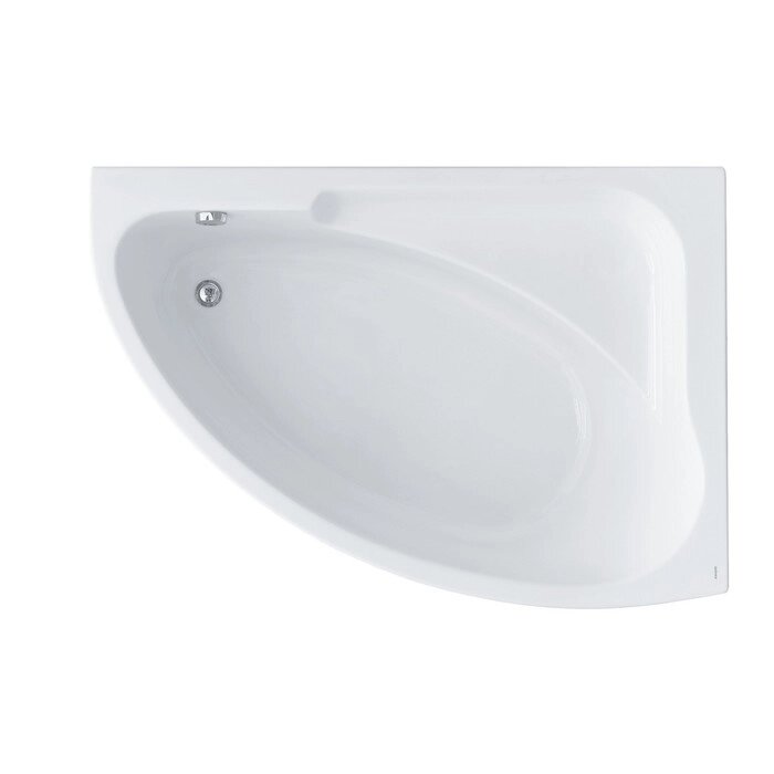 Ванна акриловая Santek "Гоа" 150x100 см, асимметричная правая, белая от компании Интернет-гипермаркет «MALL24» - фото 1