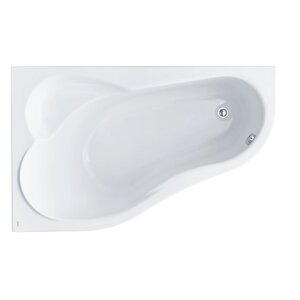 Ванна акриловая Santek "Ибица" XL 160x100 см, асимметричная левая, белая