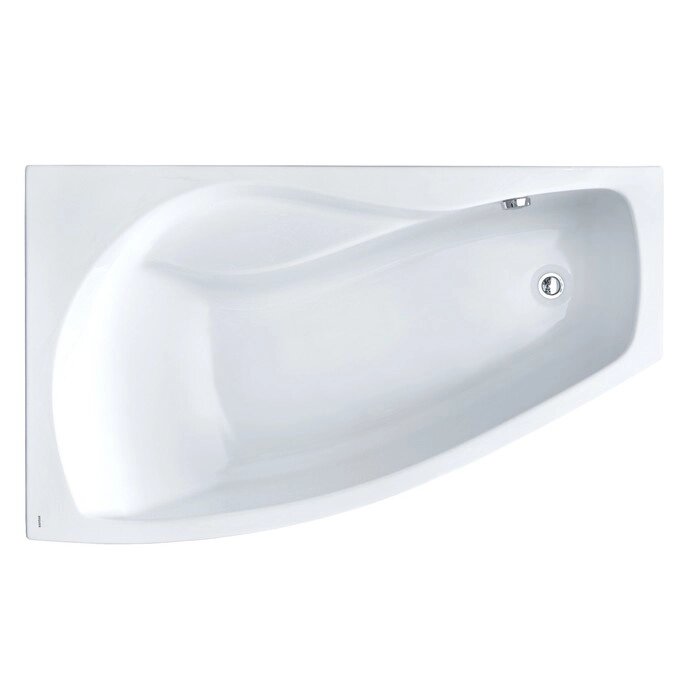 Ванна акриловая Santek "Майорка" XL 160х95 см, асимметричная левая, белая от компании Интернет-гипермаркет «MALL24» - фото 1