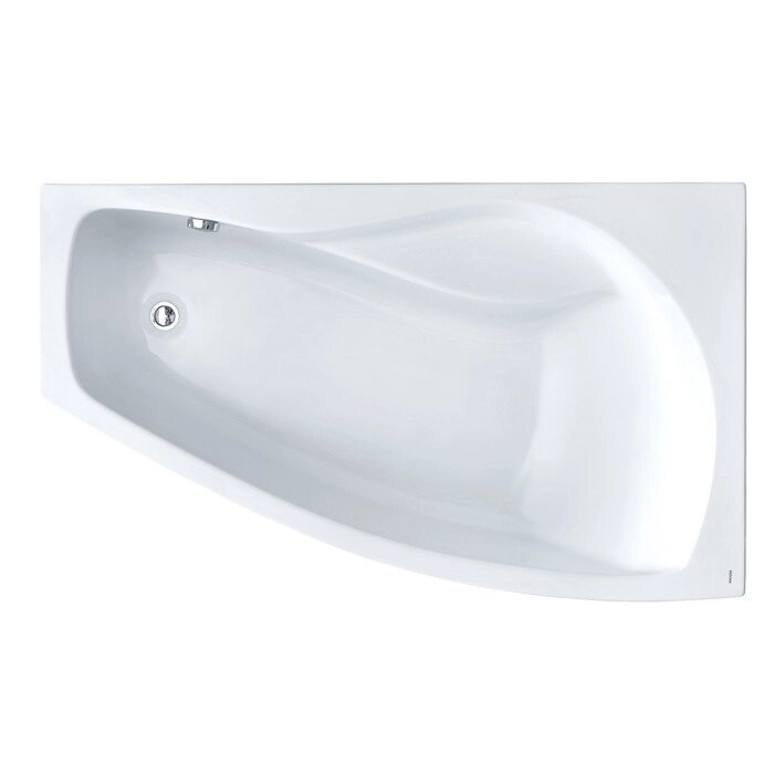 Ванна акриловая Santek "Майорка" XL 160х95 см, асимметричная правая, белая от компании Интернет-гипермаркет «MALL24» - фото 1
