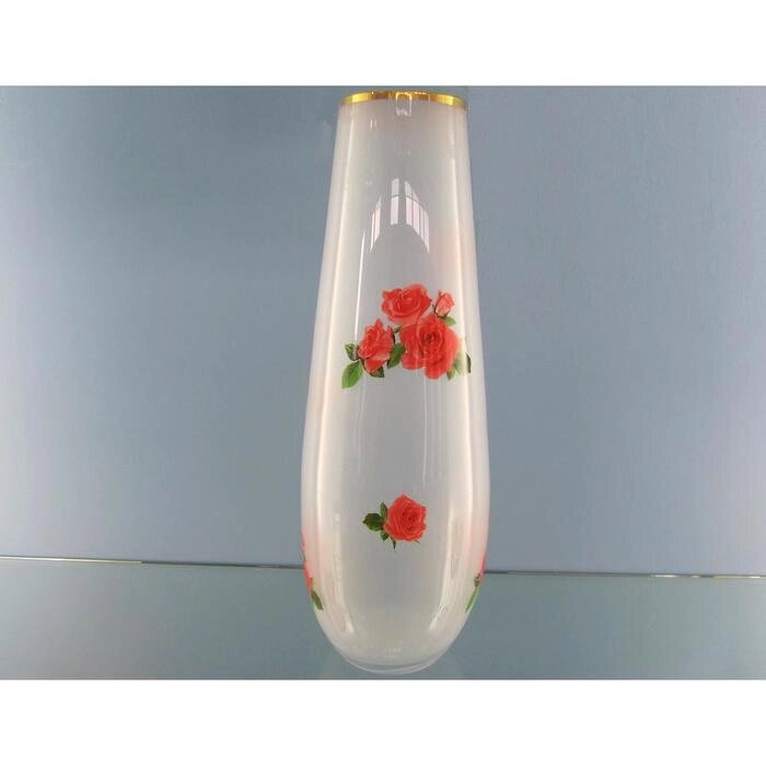 Ваза для цветов "Розы", белая россыпь, 34 см от компании Интернет-гипермаркет «MALL24» - фото 1