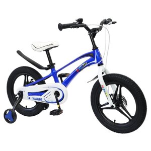 Велосипед 14" bibitu TURBO, синий/белый