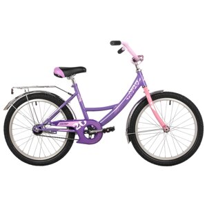 Велосипед 20" novatrack vector, фиолетовый
