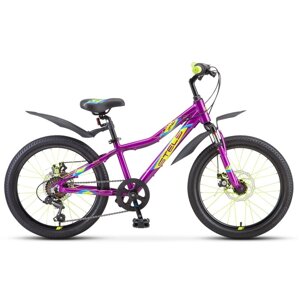 Велосипед 20" Stels Pilot-240 MD, V010, цвет пурпурный, размер 11"