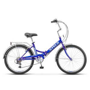 Велосипед 24" Stels Pilot-750, Z010, цвет синий, размер 16"