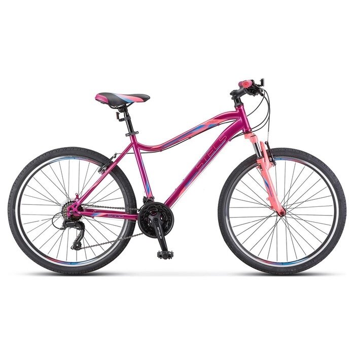 Велосипед 26" Stels Miss-5000 V, V050, цвет фиолетовый/розовый, размер 18" от компании Интернет-гипермаркет «MALL24» - фото 1