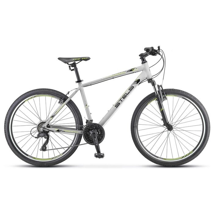 Велосипед 26" Stels Navigator-590 V, K010, цвет серый/салатовый, размер 18" от компании Интернет-гипермаркет «MALL24» - фото 1