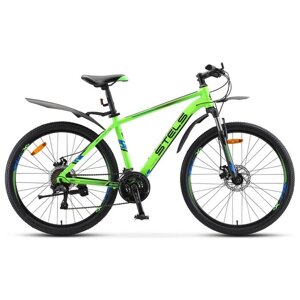 Велосипед 26" Stels Navigator-640 MD, V010, цвет зеленый, размер 14,5"