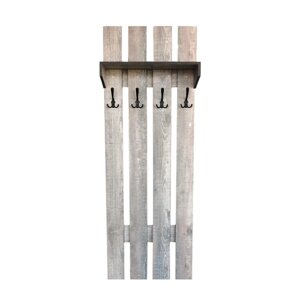 Вешалка "Грейвуд", 600 250 1694 мм, цвет пайн бетон тёмный