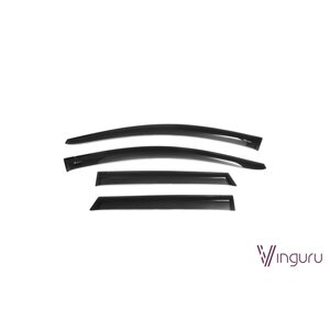 Ветровики Vinguru Toyota Auris II 2012-2015 хэтчбек накладные скотч 4 шт, акрил