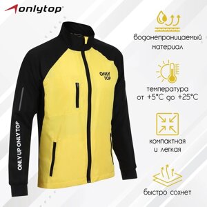 Ветровка унисекс black/yellow, размер 50