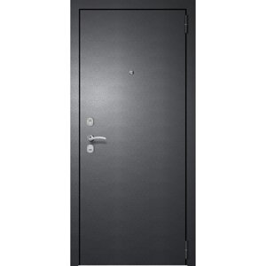 Входная дверь "Metix 24", 10802050 мм, левая, цвет антик серебро / бетон графит