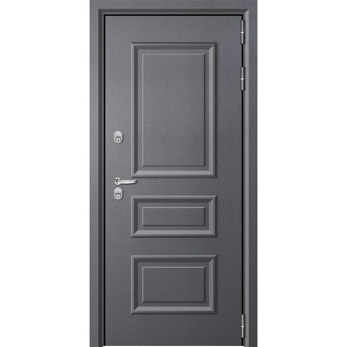 Входная дверь "Titan 2", 10802050 мм, левая, цвет серый муар / бетон графит от компании Интернет-гипермаркет «MALL24» - фото 1