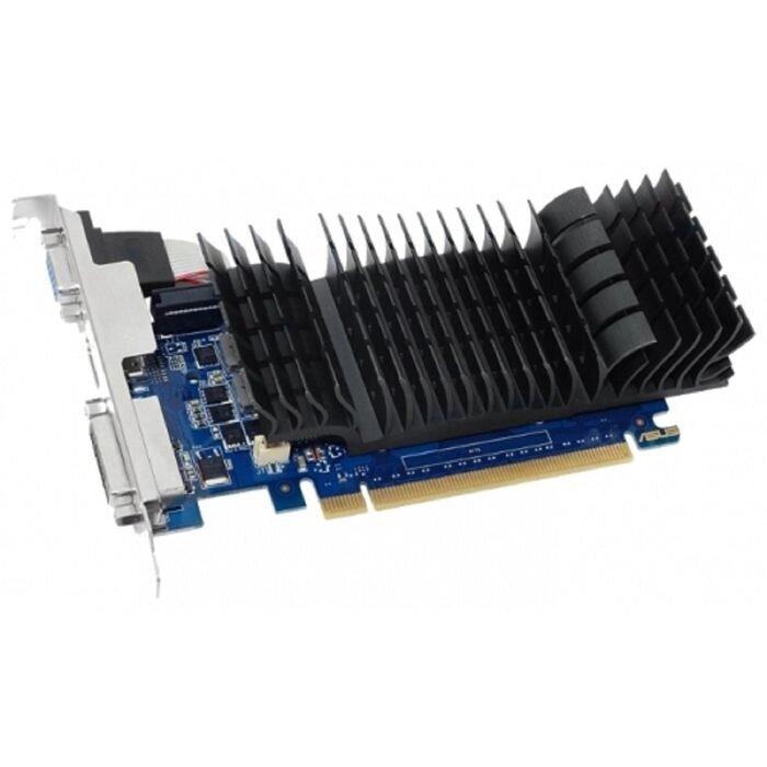 Видеокарта Asus GeForce GT 730 (GT730-SL-2GD5-BRK) 2G, 64bit, GDDR5, 902/5010, Ret от компании Интернет-гипермаркет «MALL24» - фото 1