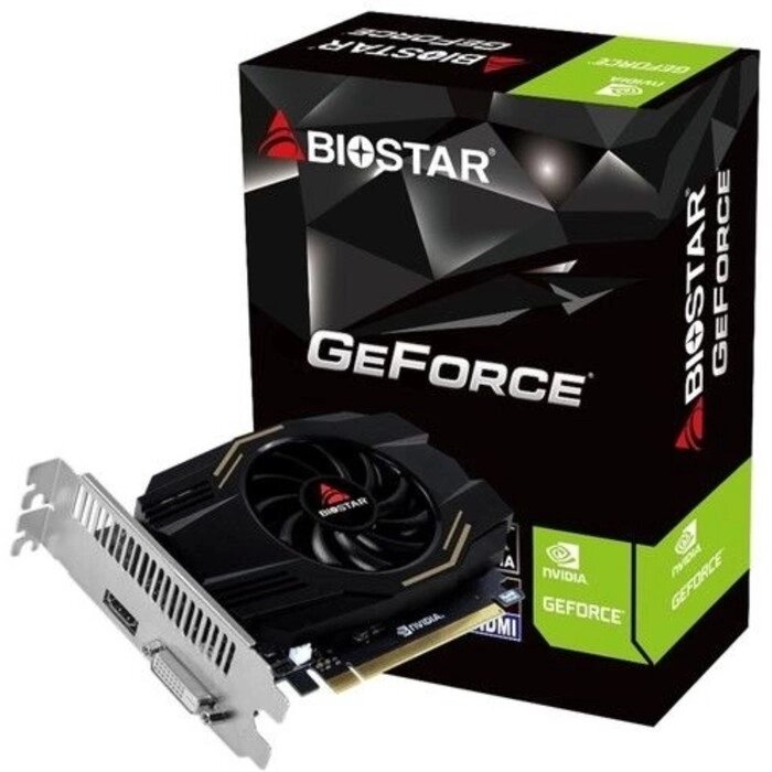 Видеокарта Biostar PCI-E 4.0 GT1030-4GB DDR4 NVIDIA GeForce GT 1030 4Gb 64bit DDR4 1152/200   107349 от компании Интернет-гипермаркет «MALL24» - фото 1