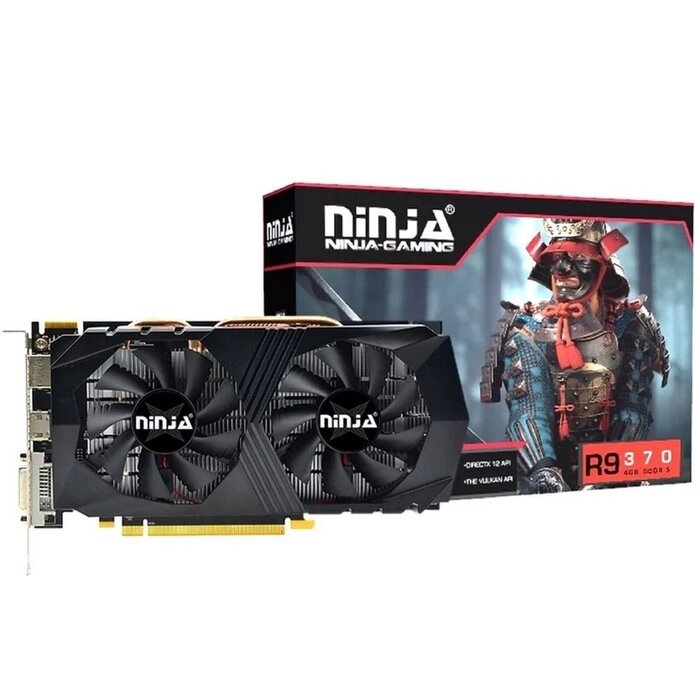 Видеокарта Ninja R9 370, 4Гб, 256bit, GDDR5, DVI, HDMI, DP, HDCP от компании Интернет-гипермаркет «MALL24» - фото 1