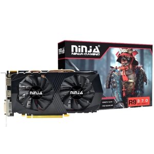 Видеокарта ninja R9 370, 4гб, 256bit, GDDR5, DVI, HDMI, DP, HDCP