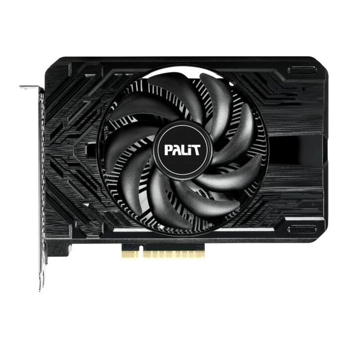 Видеокарта Palit PCI-E 4.0 RTX4060 STORMX NVIDIA GeForce RTX 4060 8Gb 128bit GDDR6 1830/170   106497 от компании Интернет-гипермаркет «MALL24» - фото 1