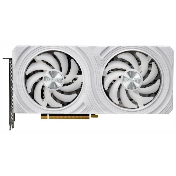 Видеокарта Palit PCI-E 4.0 RTX4070 DUAL WHITE NVIDIA GeForce RTX 4070 12Gb 192bit GDDR6X 19   106852 от компании Интернет-гипермаркет «MALL24» - фото 1