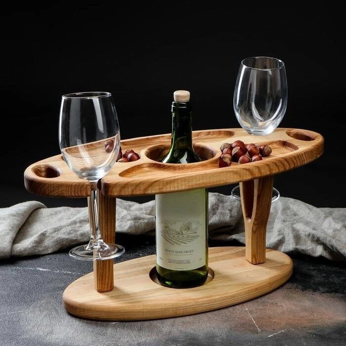 Винный столик, винница, столик для вина. На 2 персоны. от компании Интернет-гипермаркет «MALL24» - фото 1