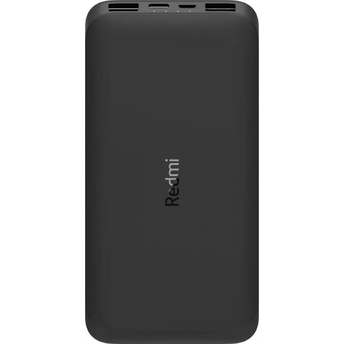 Внешний аккумулятор 10000mAh Redmi Power Bank, черный (VXN4305GL) от компании Интернет-гипермаркет «MALL24» - фото 1