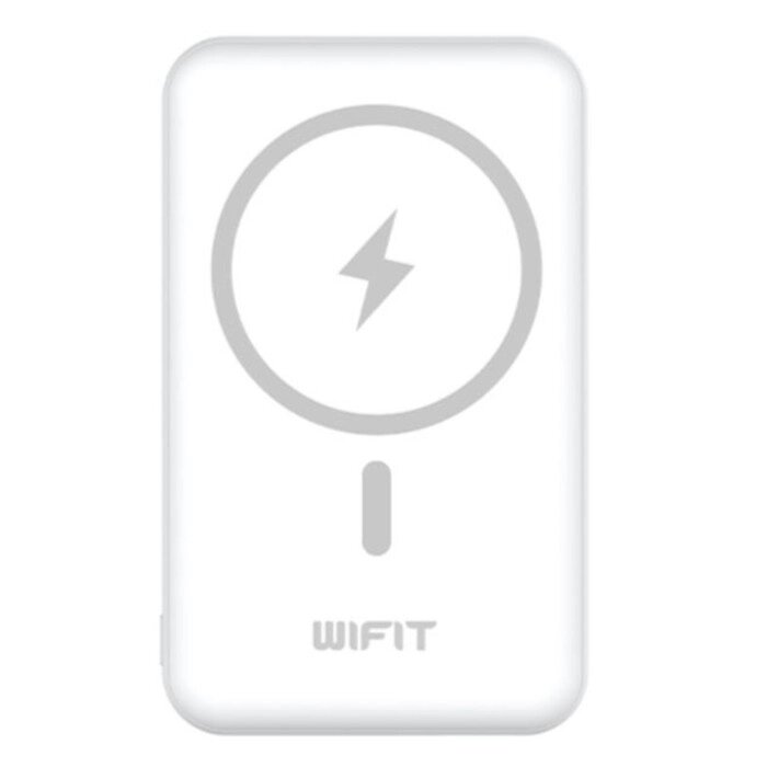 Внешний аккумулятор Wifit WIMAG Pro, 10000мАч, MagSafe, белый от компании Интернет-гипермаркет «MALL24» - фото 1