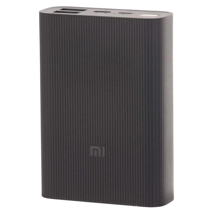 Внешний аккумулятор Xiaomi Mi Power Bank 3 Ultra compact (BHR4412GL), 10000мАч, черный от компании Интернет-гипермаркет «MALL24» - фото 1