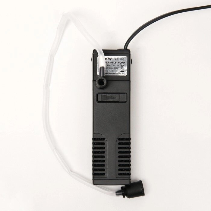 Внутренний фильтр Hidom AP-300L, 200 л/ч, 3 Вт, с дождевальной флейтой от компании Интернет-гипермаркет «MALL24» - фото 1