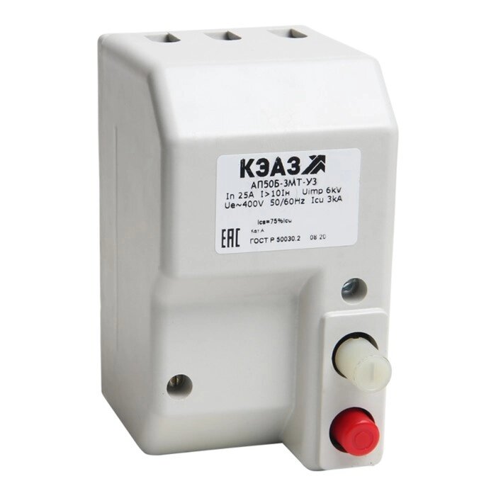 Выключатель автоматический КЭАЗ 106910 25А от компании Интернет-гипермаркет «MALL24» - фото 1