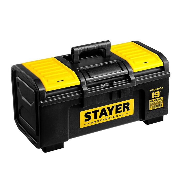 Ящик для инструмента  STAYER Professional "TOOLBOX-19", пластиковый от компании Интернет-гипермаркет «MALL24» - фото 1