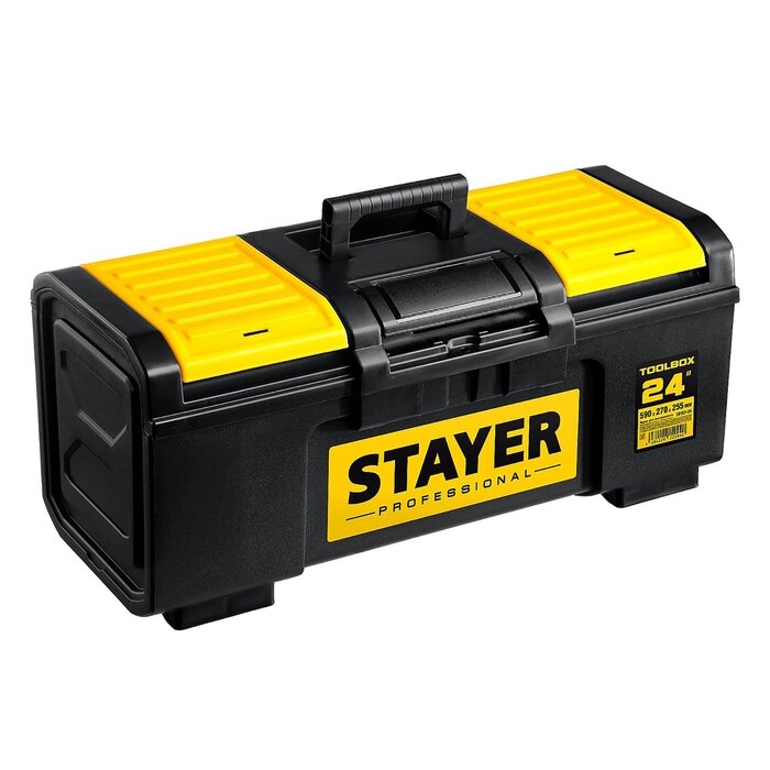 Ящик для инструмента  STAYER Professional "TOOLBOX-24", пластиковый от компании Интернет-гипермаркет «MALL24» - фото 1