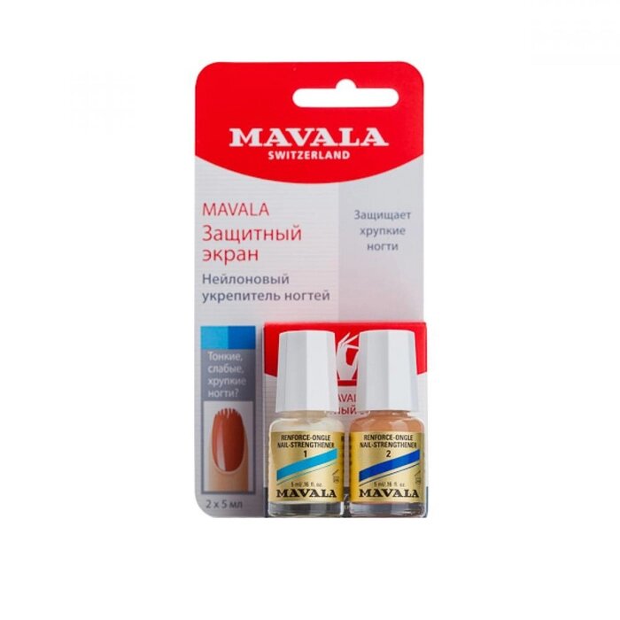 Защитный экран для ногтей Mavala Nail Shield, 2 шт. по 5 мл от компании Интернет-гипермаркет «MALL24» - фото 1
