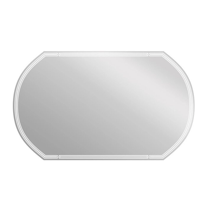 Зеркало Cersanit LED 090 design 100x60 см, с подсветкой, с антизапотеванием, овальное от компании Интернет-гипермаркет «MALL24» - фото 1