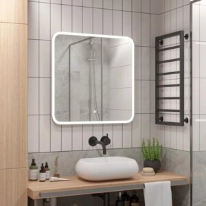 Зеркало для ванной Uperwood Foster 80х80 см, с led-подстветкой