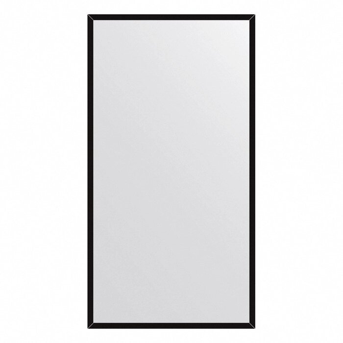 Зеркало Evoform в багетной раме, 20 мм, 56х106 см, цвет чёрный от компании Интернет-гипермаркет «MALL24» - фото 1