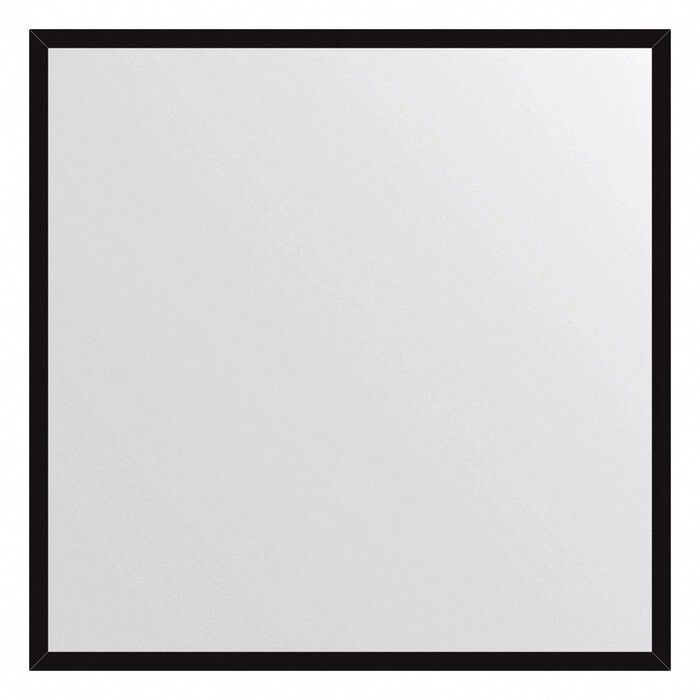 Зеркало Evoform в багетной раме, 20 мм, 66х66 см, цвет чёрный от компании Интернет-гипермаркет «MALL24» - фото 1