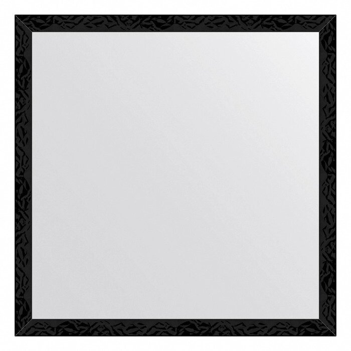 Зеркало Evoform в багетной раме, 32 мм, 59х59 см, цвет чёрные дюны от компании Интернет-гипермаркет «MALL24» - фото 1