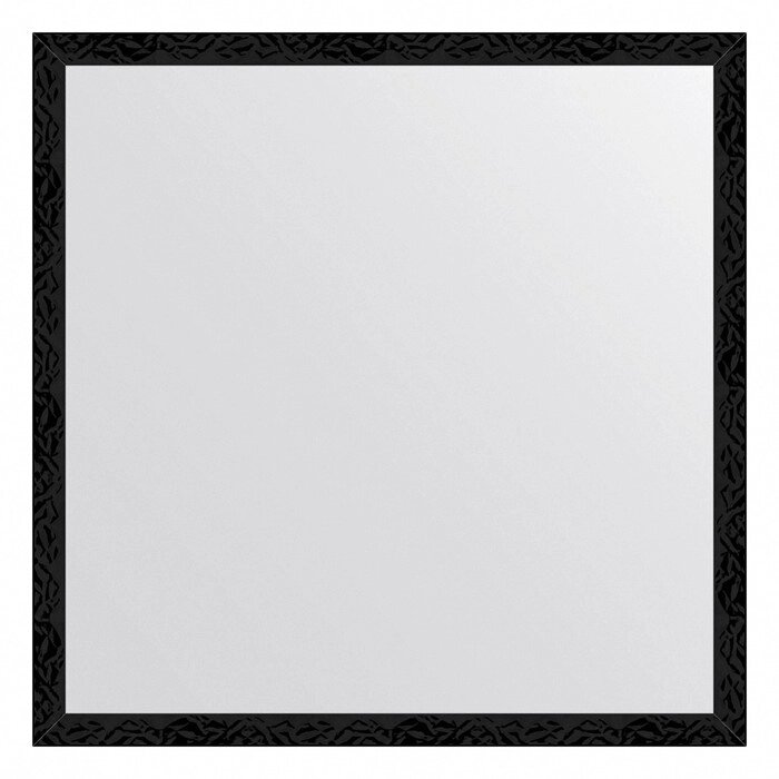 Зеркало Evoform в багетной раме, 32 мм, 69х69 см, цвет чёрные дюны от компании Интернет-гипермаркет «MALL24» - фото 1