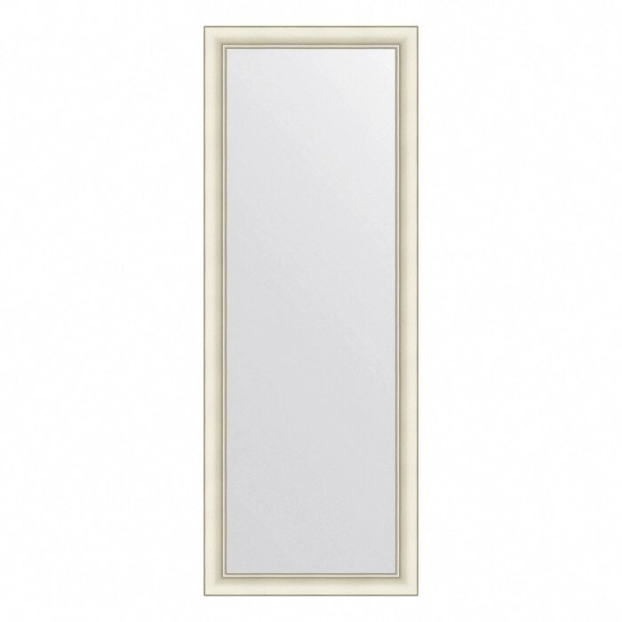 Зеркало Evoform в багетной раме, 60 мм, 54х144 см, цвет белый с серебром от компании Интернет-гипермаркет «MALL24» - фото 1