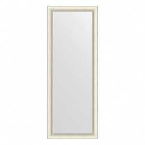 Зеркало Evoform в багетной раме, 60 мм, 54х144 см, цвет белый с серебром