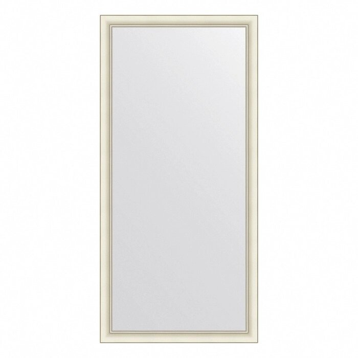 Зеркало Evoform в багетной раме, 60 мм, 74х154 см, цвет белый с серебром от компании Интернет-гипермаркет «MALL24» - фото 1