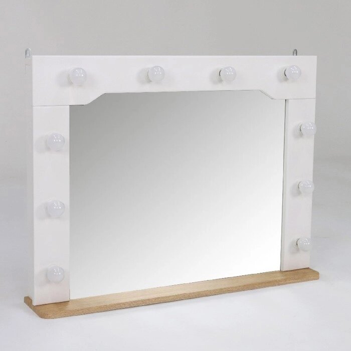 Зеркало Кристабель-9 без ламп 900х150х680 дуб ирландский/белый матовый от компании Интернет-гипермаркет «MALL24» - фото 1