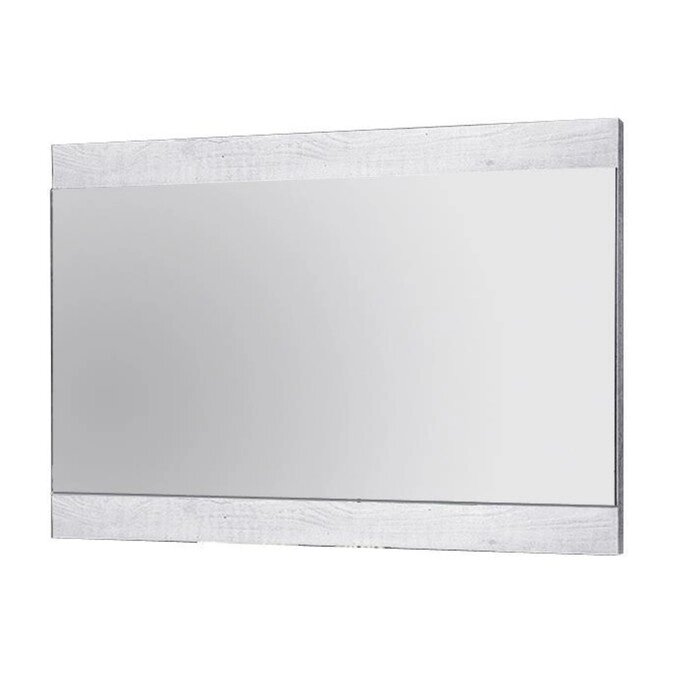 Зеркало навесное "Лючия" 33.13, 1300  20  700 мм, цвет бетон пайн белый от компании Интернет-гипермаркет «MALL24» - фото 1