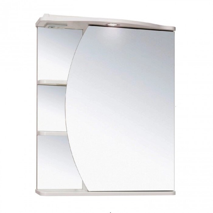 Зеркало-шкаф "Линда 60" правый 24 х 60 х 75 см от компании Интернет-гипермаркет «MALL24» - фото 1