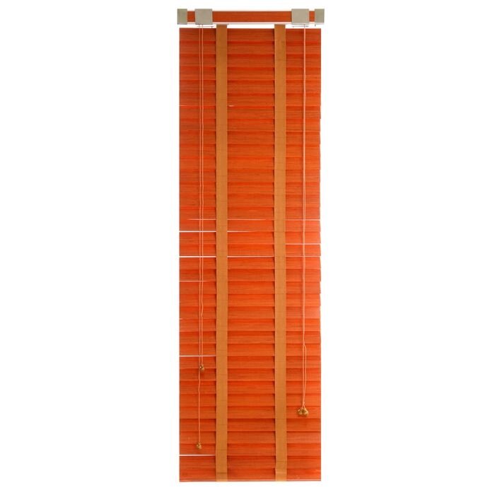Жалюзи деревянные, размер 50х160 см, цвет черешня от компании Интернет-гипермаркет «MALL24» - фото 1