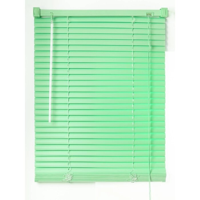 Жалюзи пластиковые, размер 60х160 см, цвет зелёный от компании Интернет-гипермаркет «MALL24» - фото 1