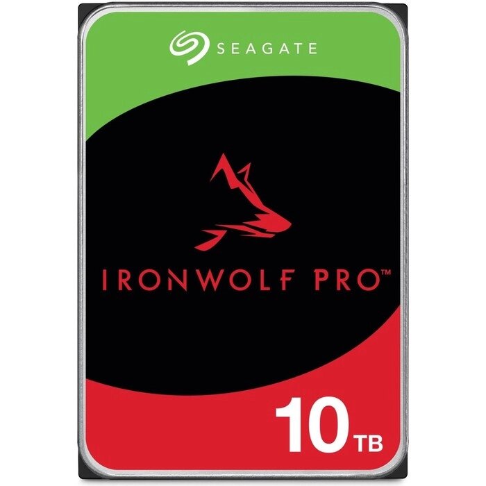 Жесткий диск Seagate SATA-III 10TB ST10000NT001 NAS Ironwolf Pro 512E (7200rpm) 256Mb 3.5"   1029335 от компании Интернет-гипермаркет «MALL24» - фото 1